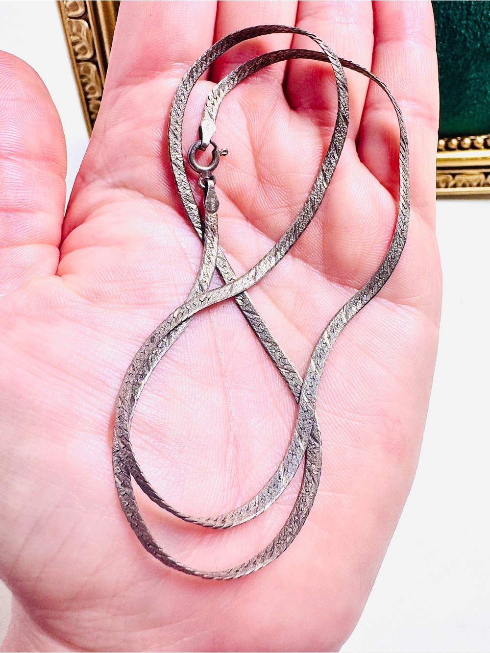 925 Signed Silver Chain Necklace